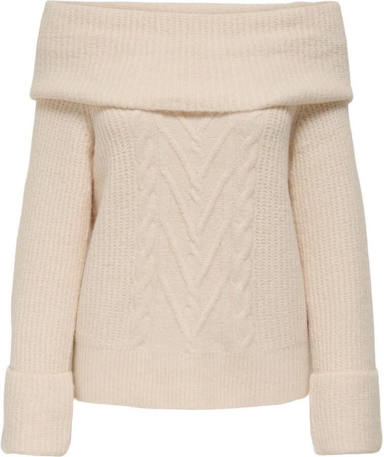 Only Gebreide trui ONLLUNA LS OFF SHOULDER PULLOVER KNT - Foto 2