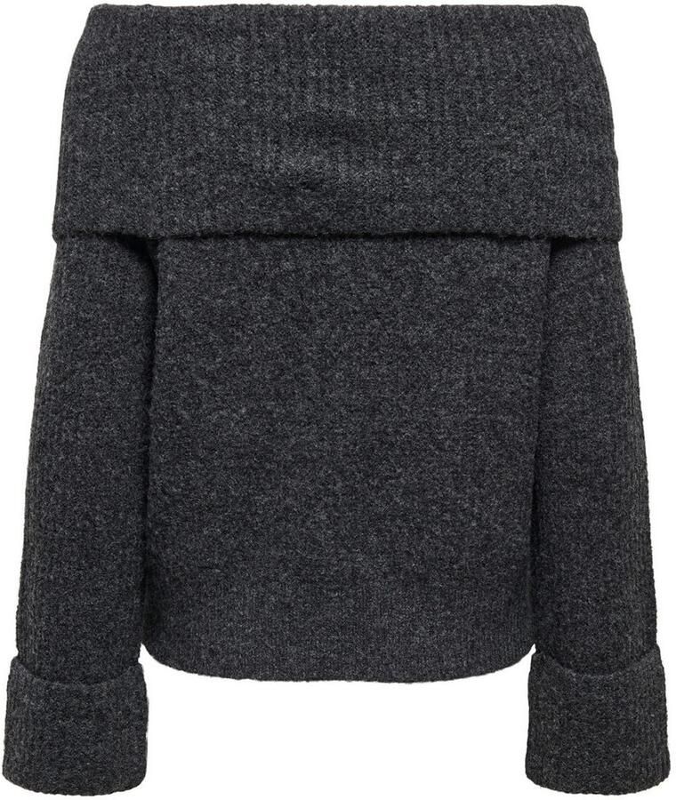 Only Gebreide trui ONLLUNA LS OFF SHOULDER PULLOVER KNT