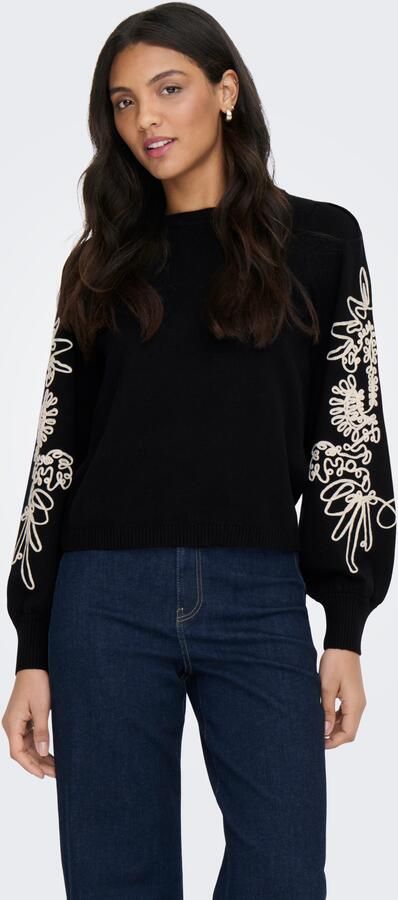 Only Gebreide trui ONLMAGNOLIA LS DETAIL PULLOVER KNT - Foto 5