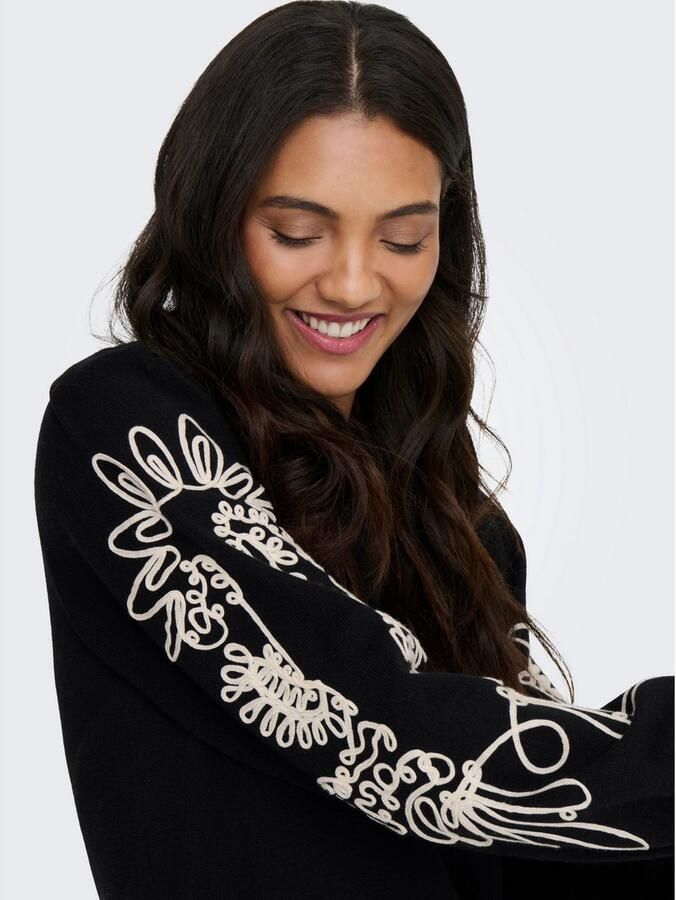 Only Gebreide trui ONLMAGNOLIA LS DETAIL PULLOVER KNT - Foto 2