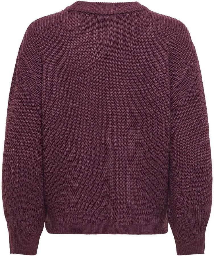 Only Gebreide trui ONLMILOUZ LS RIB PULLOVER KNT NOOS