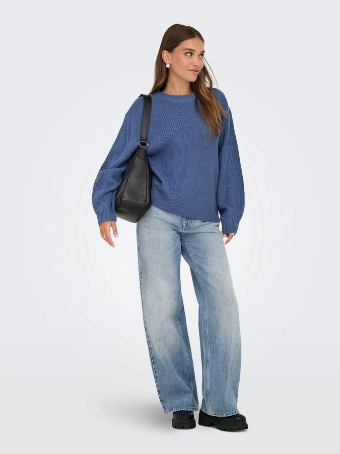 Only Gebreide trui ONLMILOUZ LS RIB PULLOVER KNT NOOS - Foto 4