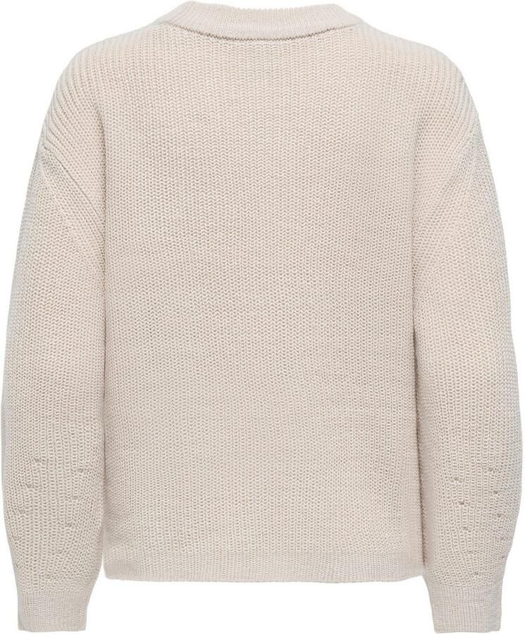 Only Gebreide trui ONLMILOUZ LS RIB PULLOVER KNT NOOS