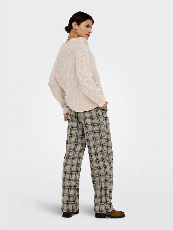 Only Gebreide trui ONLMILOUZ LS RIB PULLOVER KNT NOOS - Foto 5