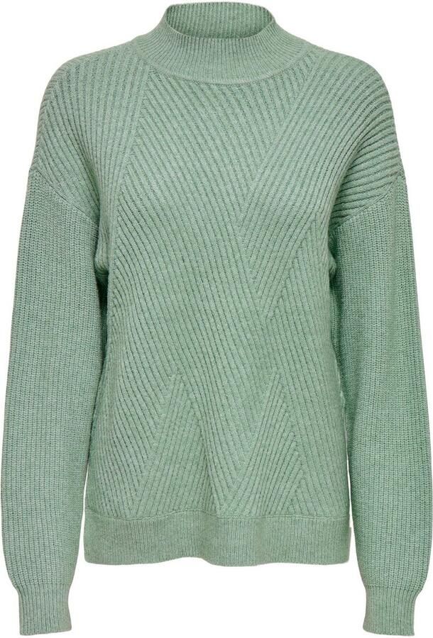 Only Gebreide trui ONLNELI LS HIGHNECK RIB PULLOVER EX KNT - Foto 6