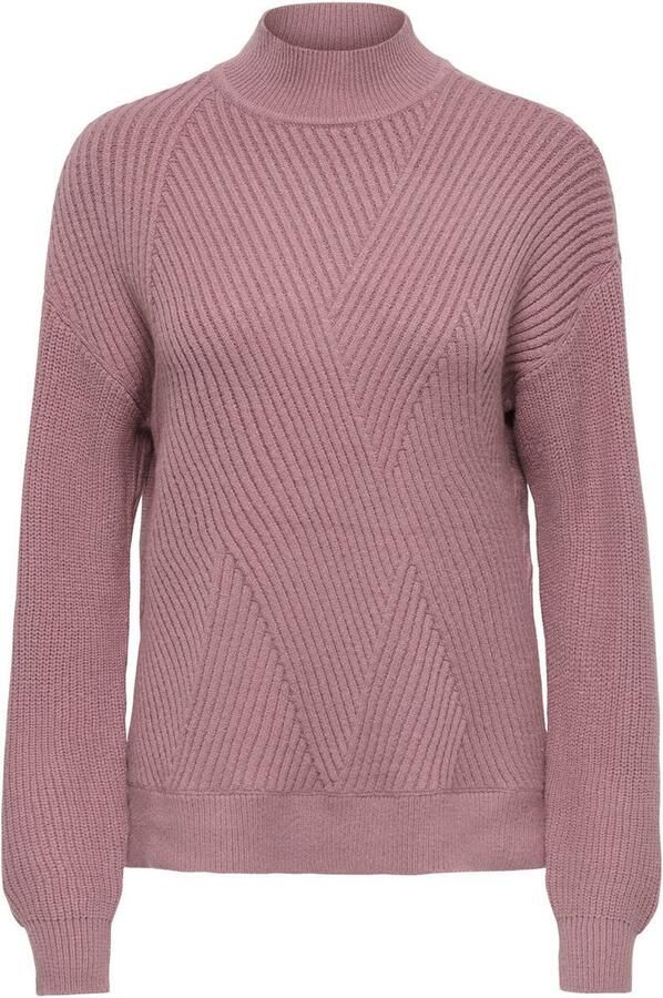 Only Gebreide trui ONLNELI LS HIGHNECK RIB PULLOVER EX KNT - Foto 7