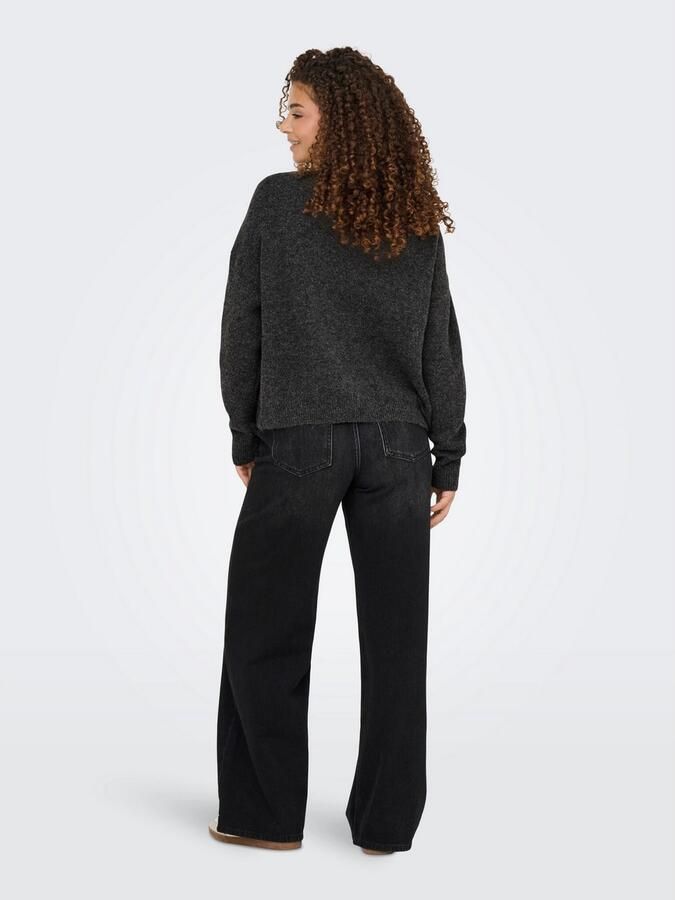 Only Gebreide trui ONLRENATA LS O-NECK BLING KNT - Foto 5