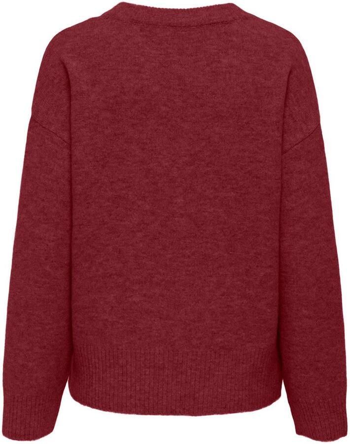 Only Gebreide trui ONLRENE LIFE LS BUTTON O-NECK CC KNT