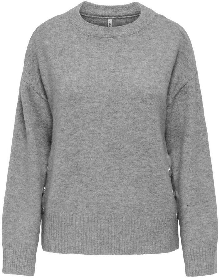 Only Gebreide trui ONLRENE LIFE LS BUTTON O-NECK CC KNT