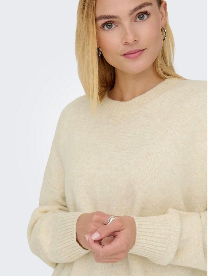 Only Gebreide trui ONLRENE LIFE LS O-NECK CC KNT - Foto 2
