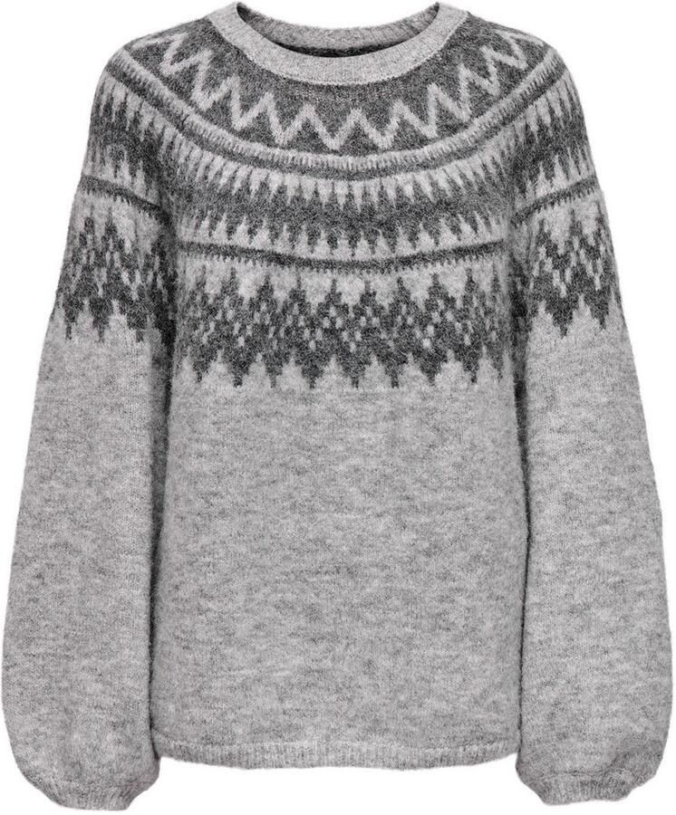 Only Gebreide trui ONLREYKJA LS O-NECK KNT