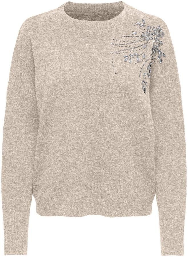 Only Gebreide trui ONLRIVA LS HIGH NECK EMB PULLOVER EX KNT - Foto 5