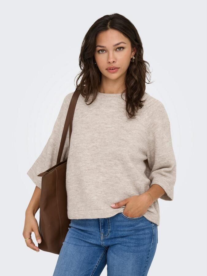 Only Regular fit pullover met vleermuismouwen model 'SIMONI' - Foto 3