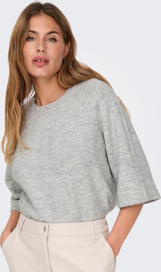 Only Oversized gebreide pullover met 3 4-mouwen model 'SIMONI'