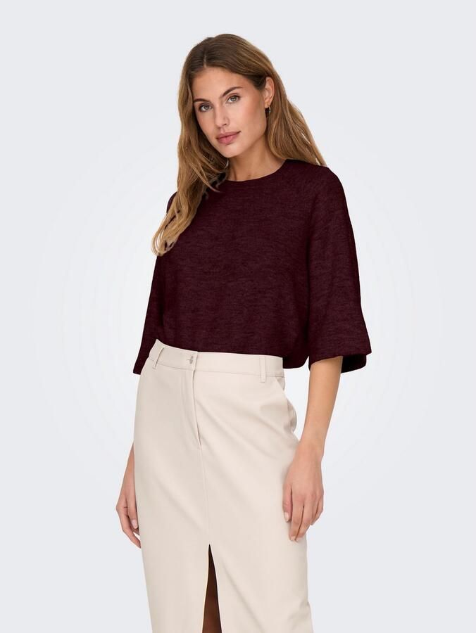 Only Regular fit pullover met vleermuismouwen model 'SIMONI' - Foto 5