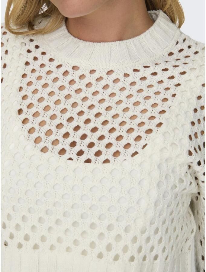 Only Gebreide trui ONLSMILLA SHORT PULLOVER L S KNT NOOS - Foto 3