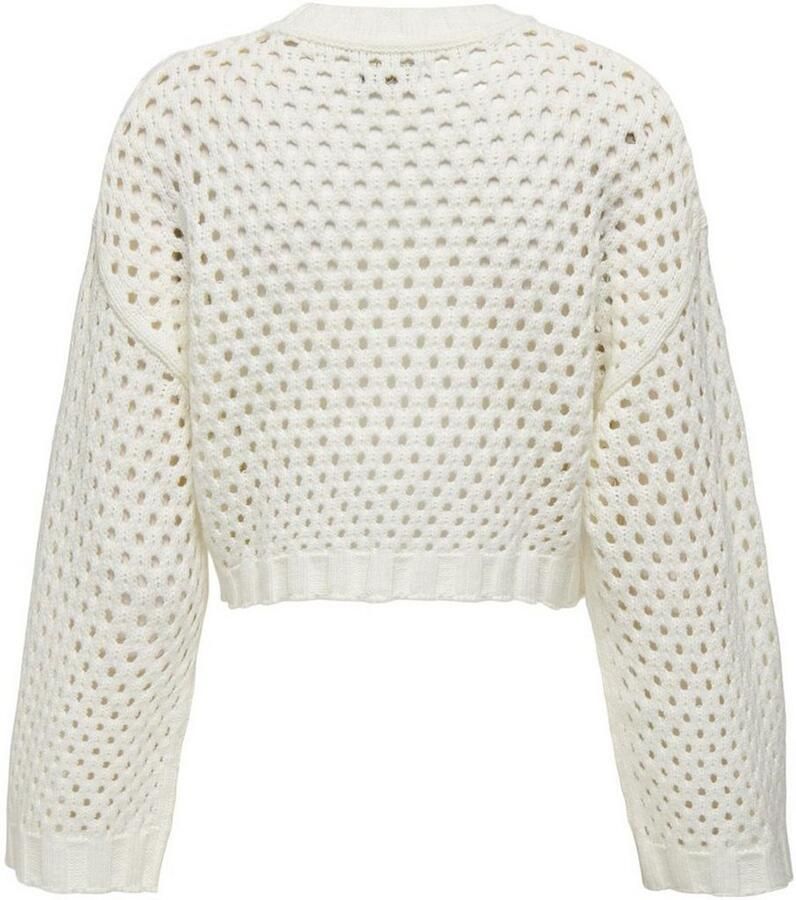 Only Gebreide trui ONLSMILLA SHORT PULLOVER L S KNT NOOS