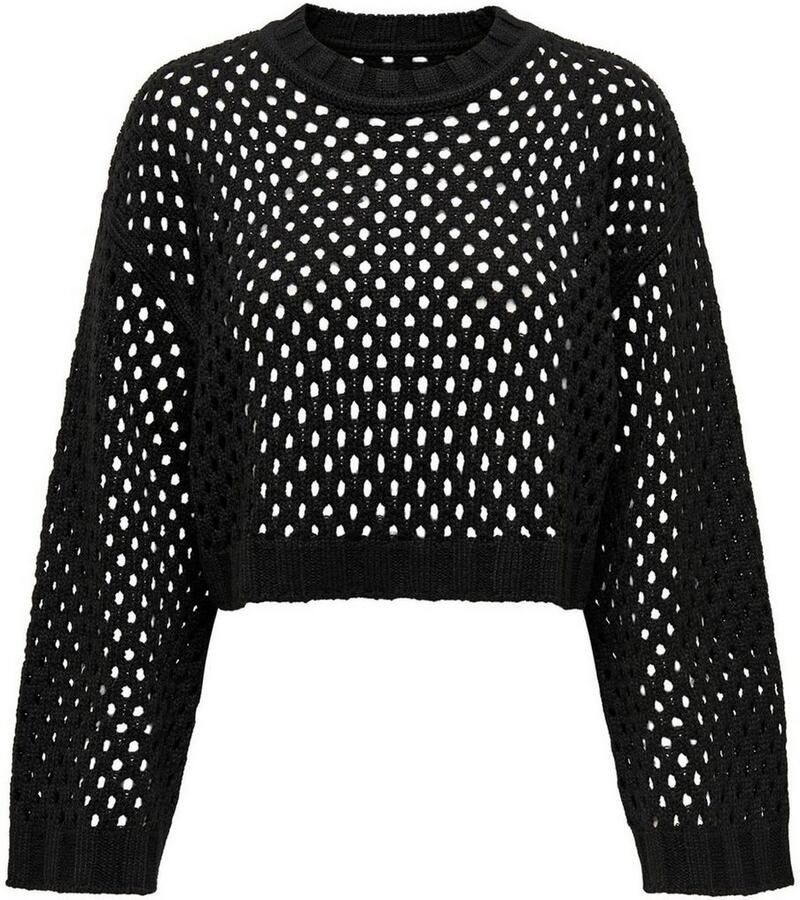 Only Gebreide trui ONLSMILLA SHORT PULLOVER L S KNT NOOS