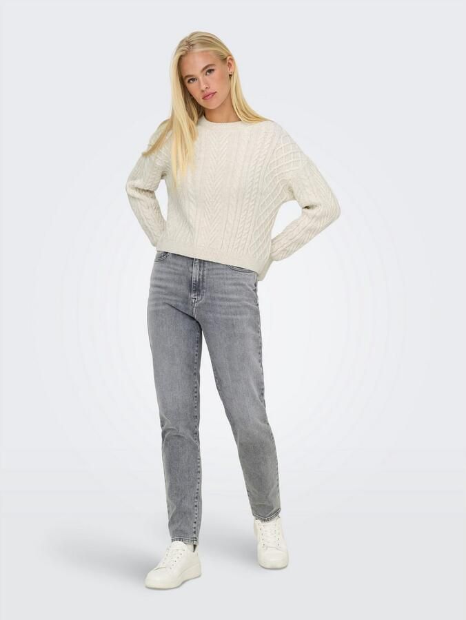 Only Gebreide trui ONLSOFIE LS CABEL PULLOVER EX KNT - Foto 3