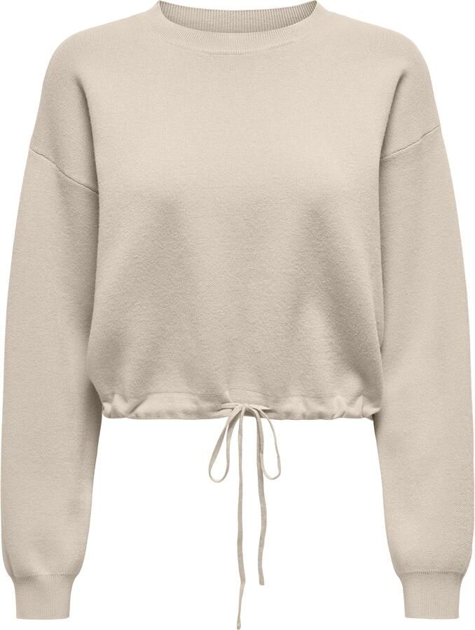 Only Gebreide trui ONLSUMMER LIFE LS O-NECK STRING CC KNT - Foto 2