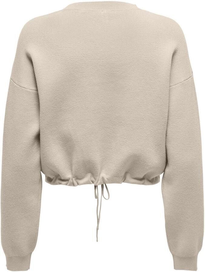 Only Gebreide trui ONLSUMMER LIFE LS O-NECK STRING CC KNT