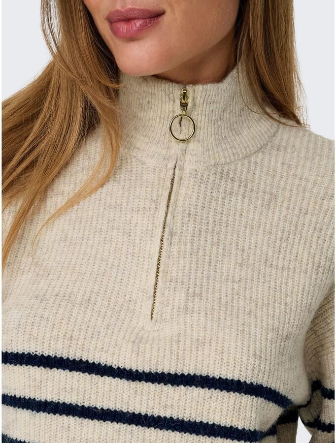 Only Gebreide trui ONLTOKYO L S ZIP PULLOVER KNT NOOS - Foto 2