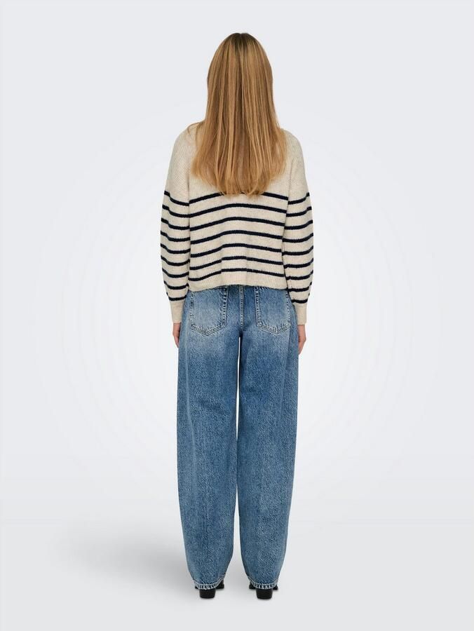 Only Gebreide trui ONLTOKYO L S ZIP PULLOVER KNT NOOS - Foto 4