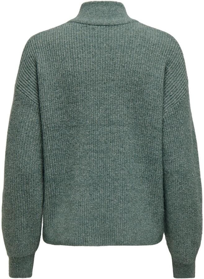 Only Gebreide trui ONLTOKYO SOLID L S ZIP PULLOVER KNT NOOS - Foto 2