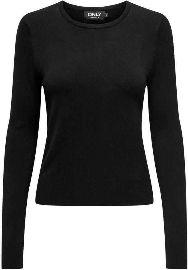 Only Gebreide trui ONLVENICE LIFE LS ONECK PULLOVER KNT NCA - Foto 5