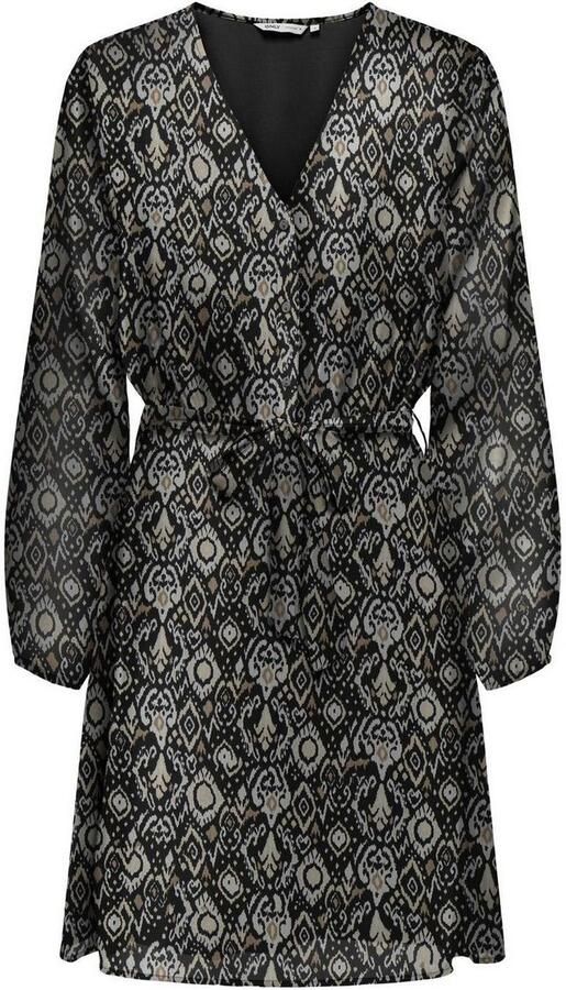 Only Gedessineerde jurk ONLCERA 3 4 SHORT DRESS WVN NOOS - Foto 6