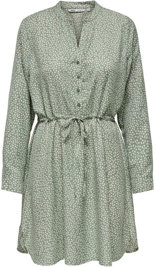 Only Gedessineerde jurk ONLCORY LIFE L S V-NECK TUNIC WVN NOOS - Foto 2