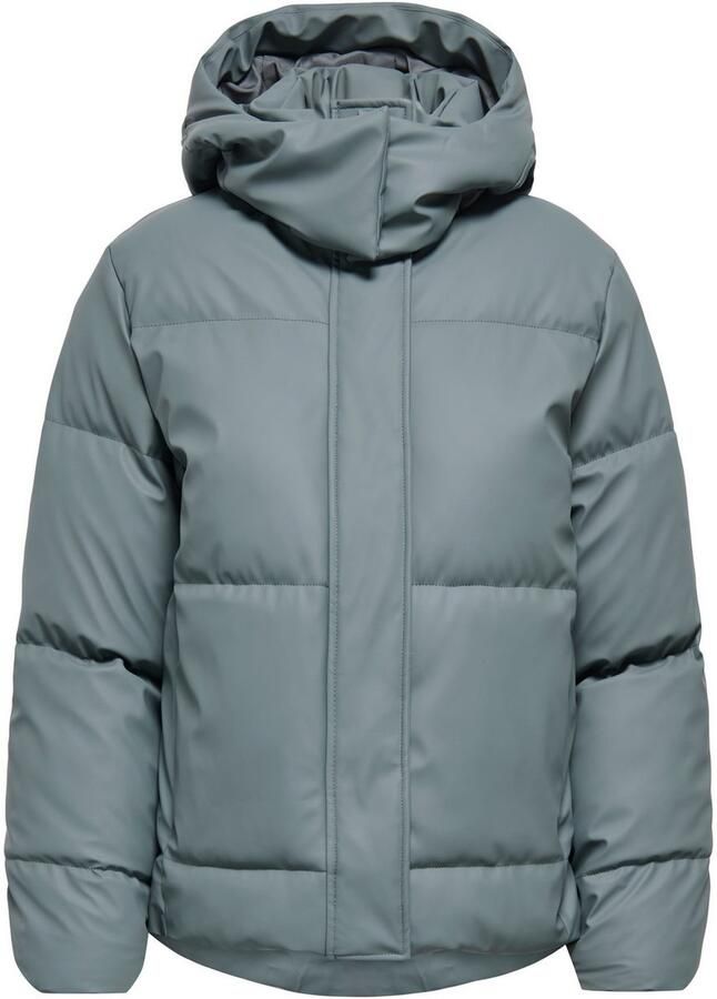 Only Gewatteerde jas ONLAGNES COATED PUFFER JACKET OTW