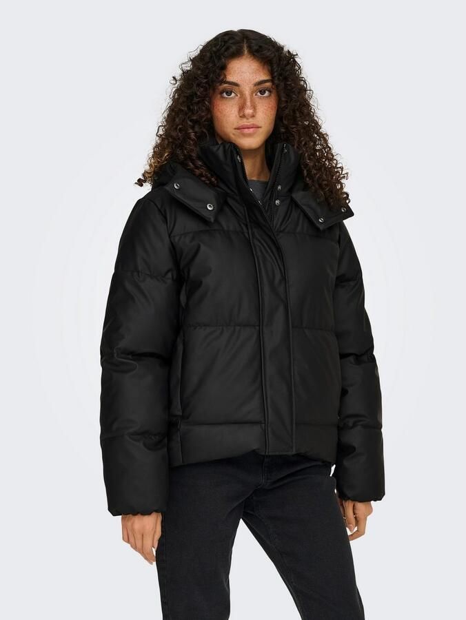 Only Gewatteerde jas ONLAGNES COATED PUFFER JACKET OTW