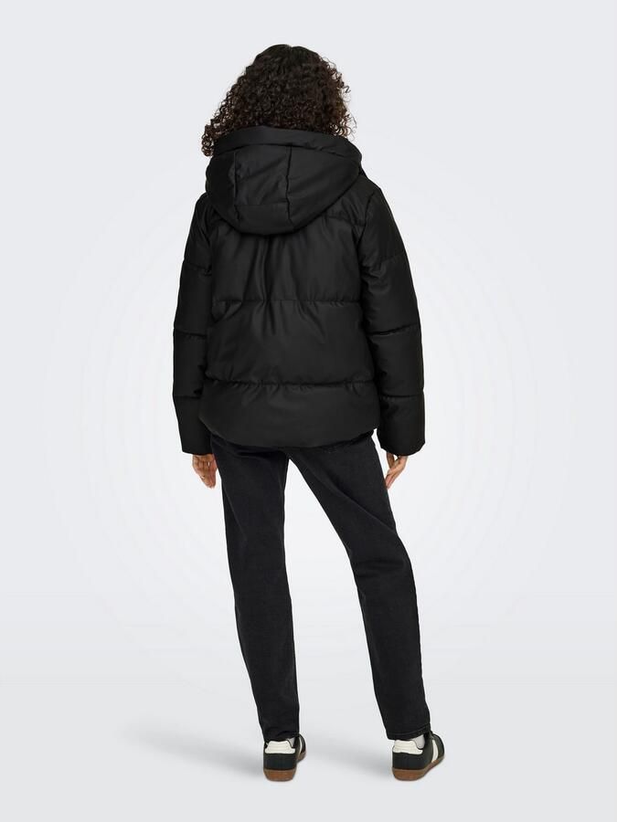 Only Gewatteerde jas ONLAGNES COATED PUFFER JACKET OTW - Foto 4