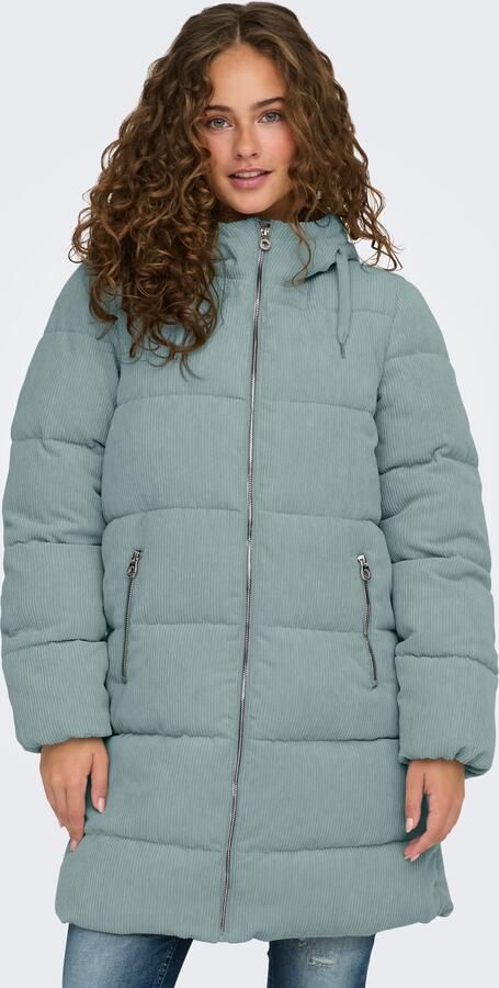 Only Gewatteerde jas ONLDOLLY LONG CORDUROY PUFFER OTW - Foto 8
