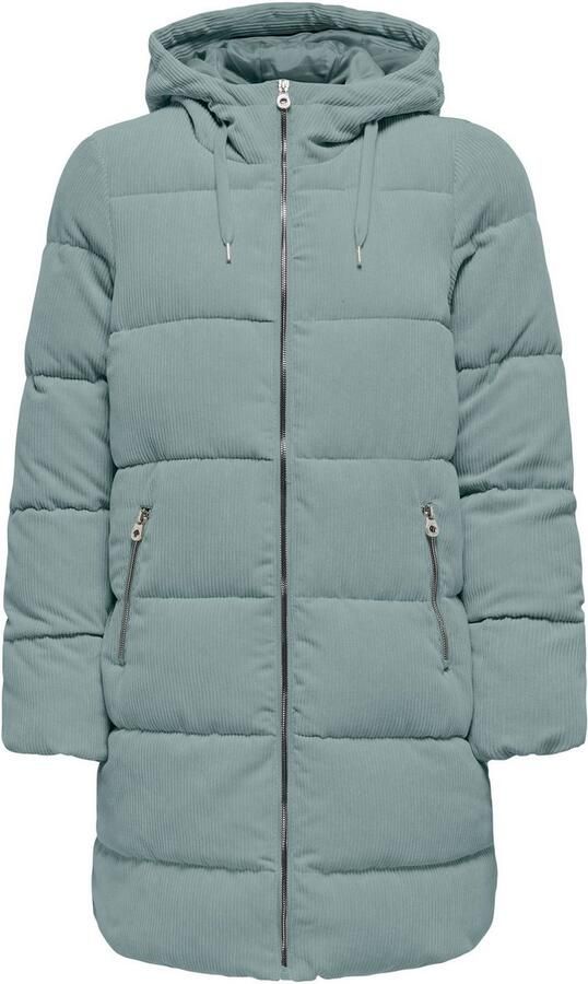 Only Gewatteerde jas ONLDOLLY LONG CORDUROY PUFFER OTW - Foto 7