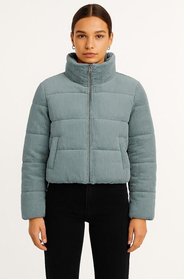Only Gewatteerde jas ONLELIA CORDUROY PUFFER OTW ZL - Foto 2