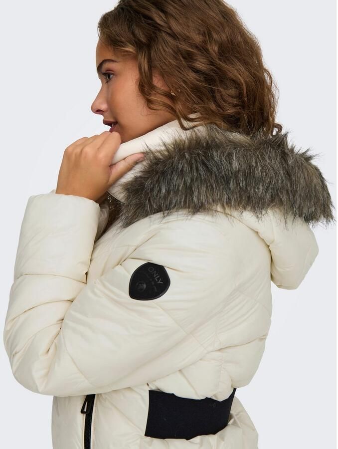 Only Polyamid Dames Jassen & Mantels Collectie White Dames