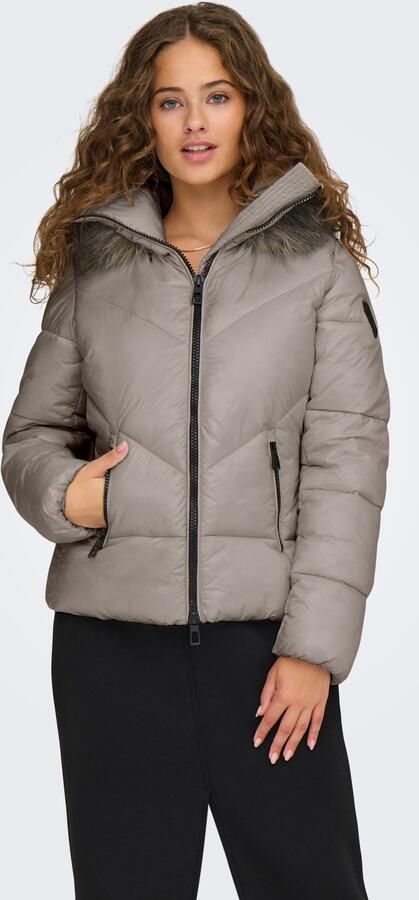 Only Gewatteerde jas ONLFEVER SHORT PUFFER LIFE CC OTW - Foto 4