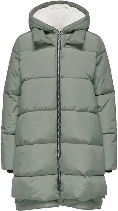 Only Comfort fit gewatteerde lange jas met gevoerde capuchon model 'KELLY NORA' - Foto 5