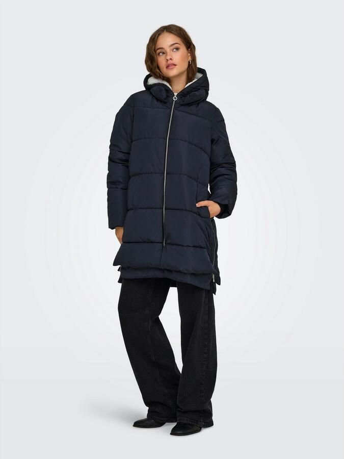 Only Gewatteerde jas ONLKELLY NORA LONG PUFFER COAT OTW - Foto 5