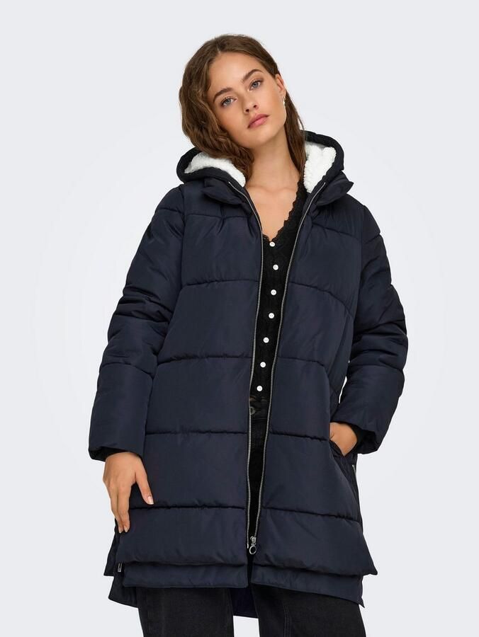 Only Gewatteerde jas ONLKELLY NORA LONG PUFFER COAT OTW - Foto 3