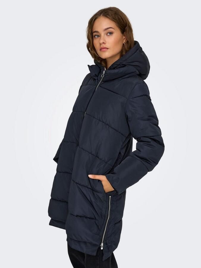 Only Gewatteerde jas ONLKELLY NORA LONG PUFFER COAT OTW - Foto 4
