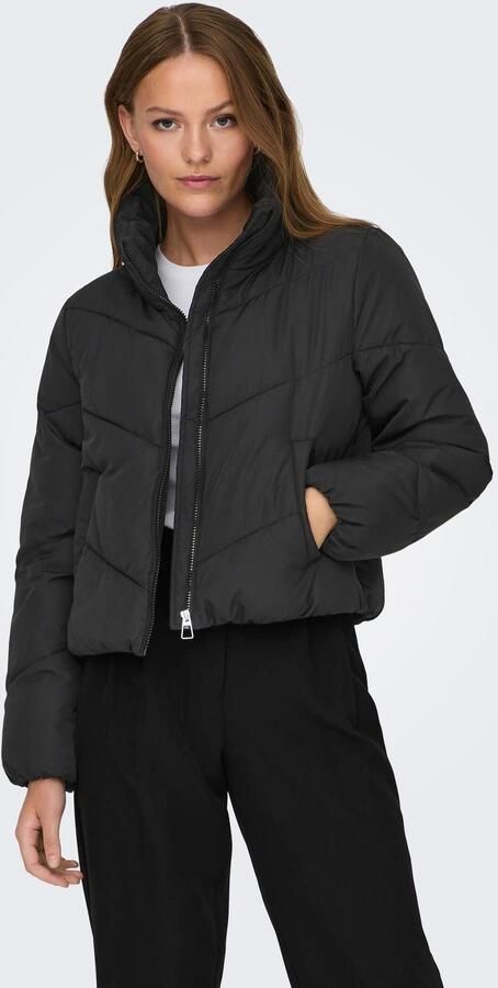 Only Regular fit gewatteerd jack met opstaande kraag model 'MAGGI LIFE' - Foto 6