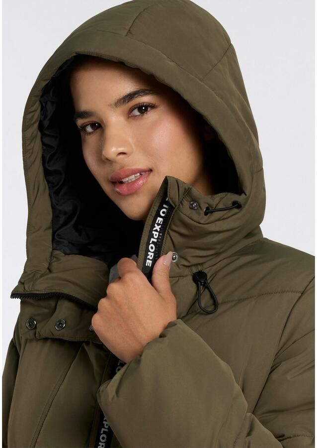 Only Gewatteerde jas ONLMEGAN LIFE LONG PUFFER COAT CS OTW