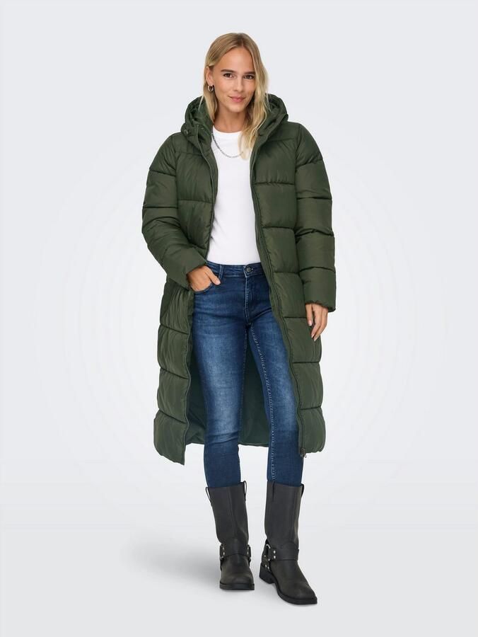 Only Gewatteerde jas ONLMONTANA LONG PUFFER JACKET NOOS OTW - Foto 3