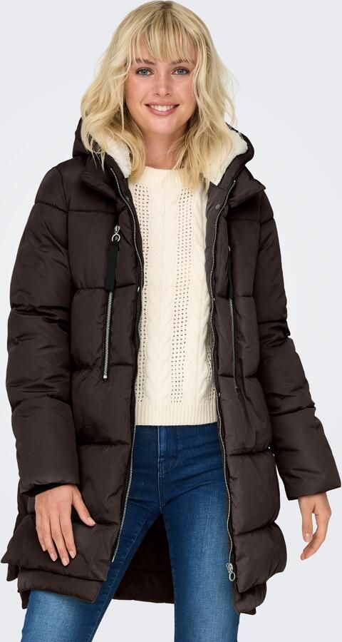 Only Gewatteerde jas ONLNEWNORA LONG PUFFER COAT LIFE CC OTW - Foto 3