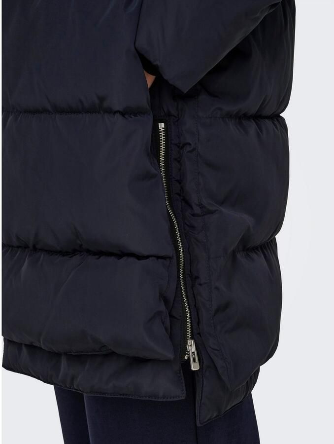Only Gewatteerde jas ONLNEWNORA LONG PUFFER COAT LIFE CC OTW