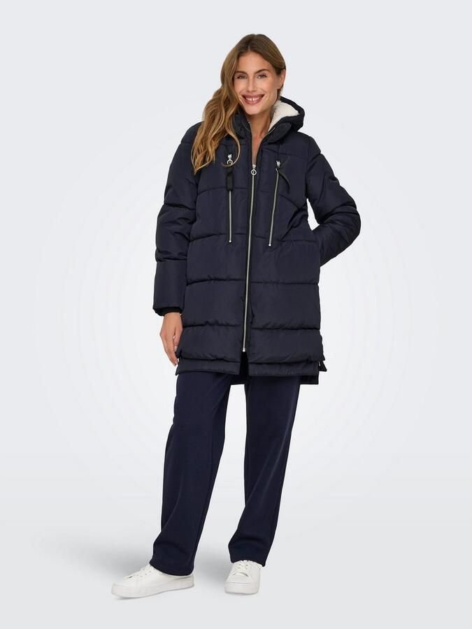 Only Gewatteerde jas ONLNEWNORA LONG PUFFER COAT LIFE CC OTW - Foto 4