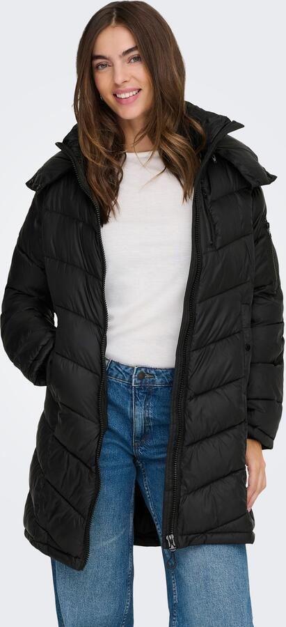 Only Gewatteerde jas ONLTAHIA LW QUILTED COAT CC OTW - Foto 6